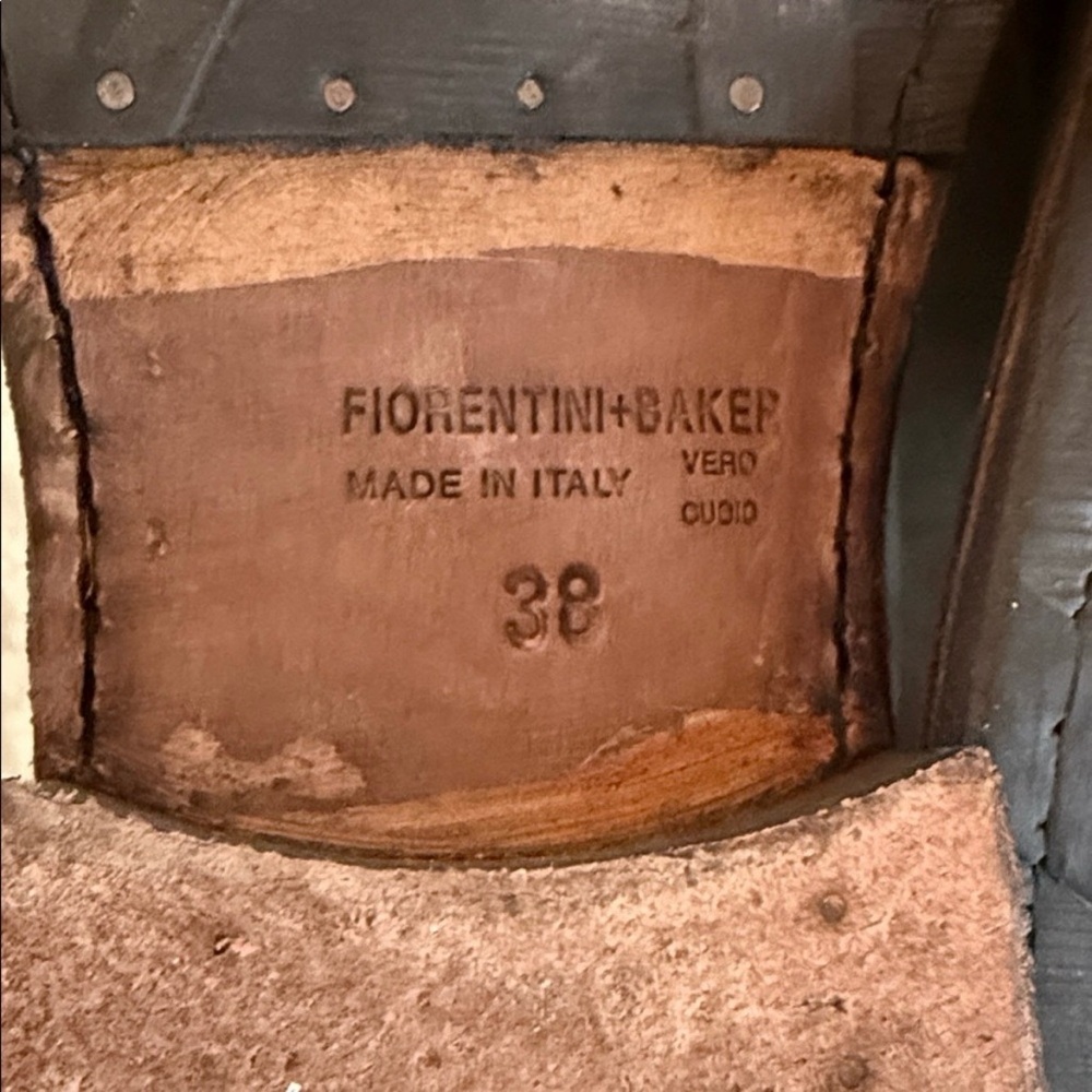 Fiorentini + Baker Women’s Gray Suede Oxfords - Picture 4 of 8